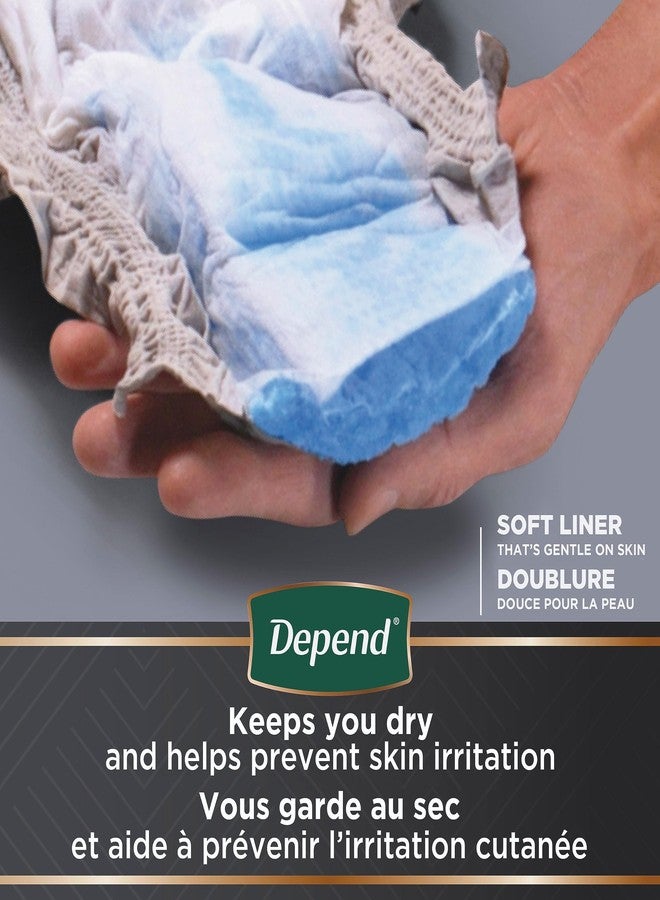 Depend Real Fit Incontinence Underwear for Men with Maximum Absorbency, Large/X-Large, 12 Count - Image 5